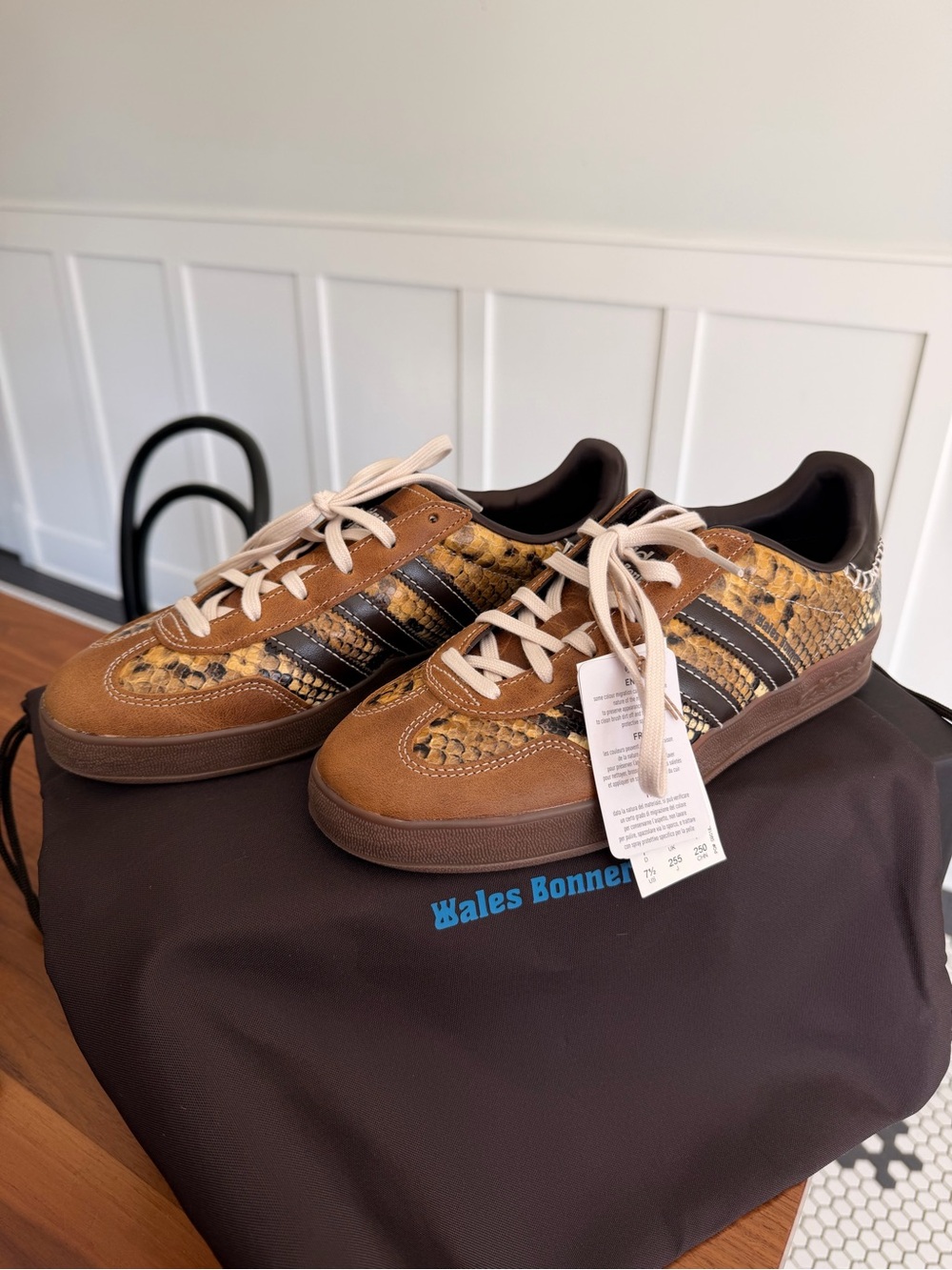 NWT Adidas x Wales Bonner Gazelle Sneakers